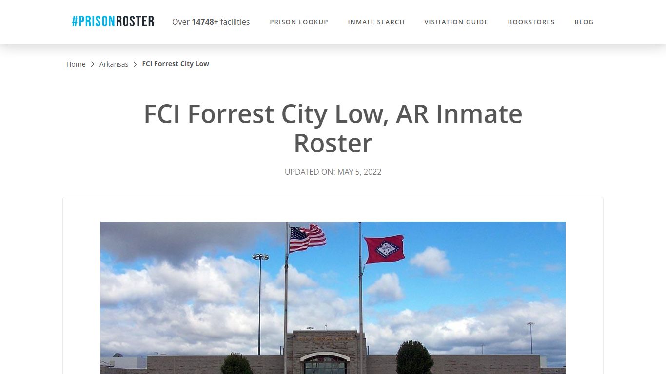 FCI Forrest City Low, AR Inmate Roster